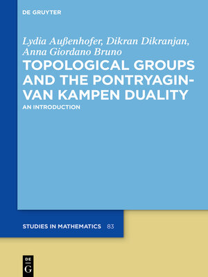 cover image of Topological Groups and the Pontryagin-van Kampen Duality